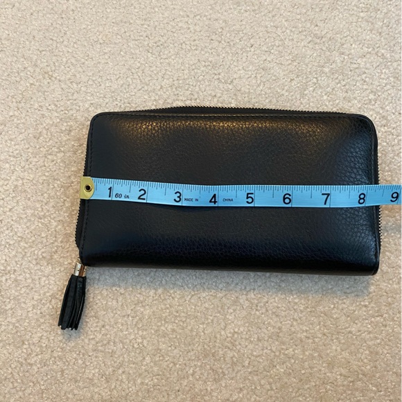 GUC - Gucci SoHo Pebbled Leather Wallet - Picture 6 of 11